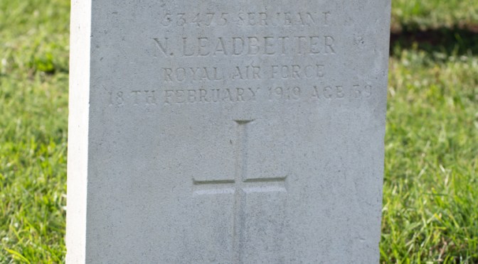 CWG: Serjeant Nicholas Leadbetter