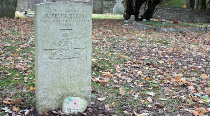 CWG: Gunner Frederick Brooks